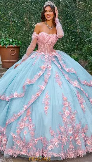 Pink Quinceañera Dresses | Shop Mexican Pink Quinceañera Dresses - Peaches Boutique Quinceanera Dresses Peach, Quinceanera Themes Dresses, Quinceañera Dresses, Quinceanera Dresses Pink, Quinceanera Themes, Hoop Skirt, Rachel Allan, Formal Outfits, Dresses Pink