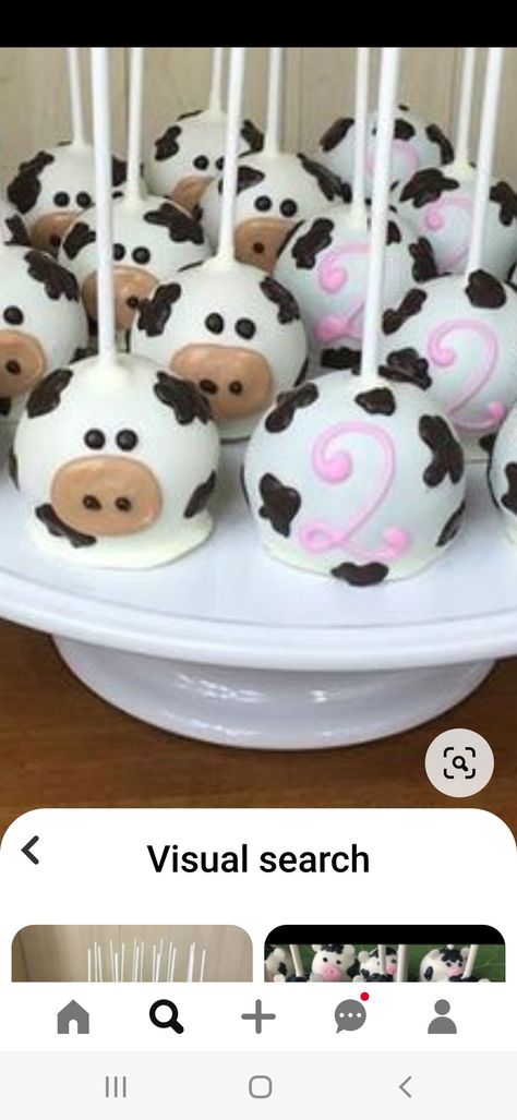 Cow Print Candy Table, Cow Print Cake Pops, Cow Cake Pops, Alaina Rose, Cow Print Cakes, Toddler Birthday Cakes, Cow Prints, Cow Birthday Parties, Cow Cakes