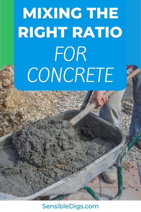 Concrete consistency is the most important thing when matching the ratios to the task at hand. We show you the correct concrete ratios. Concrete Mix Ratio Cement, Cement Mix Ratio, Hobbit Houses Diy, Concrete Orbs, Concrete Mix Ratio, Mixing Concrete, Concrete Floors Diy, How To Lay Concrete, Repair Cracked Concrete