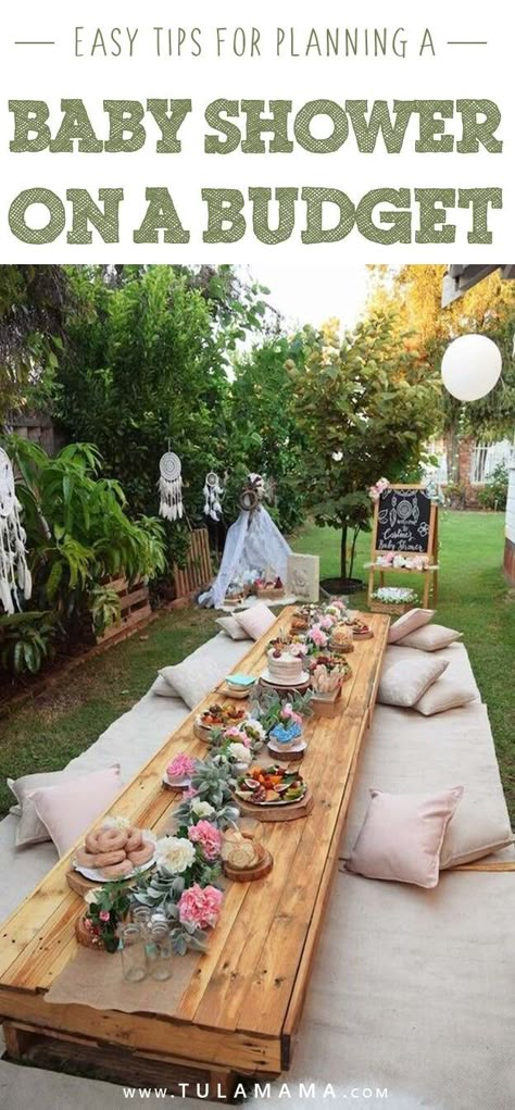 Baby Shower Outside Decorations, Simple Outdoor Baby Shower Ideas, Backyard Baby Shower Decor, Backyard Baby Shower Ideas Boys, Baby Shower At Park Ideas, Baby Shower Budget Ideas, Baby Shower Picnic Theme, Baby Shower At A Park, Budget Baby Shower Decorations