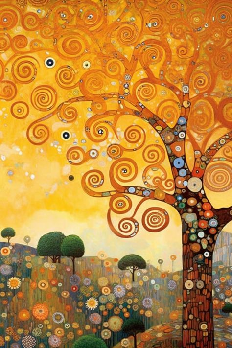 Discover a captivating art print featuring a playful and whimsical depiction of an orange tree adorned with swirling patterns. This stunning piece exudes a warm and golden light, making it a perfect choice for decor items, clothing, gadgets, pastel accessories, and bath essentials. #GiveMeMood #ArtPrint #Tree #Orange #Swirls #Playful #Whimsical #Illustrations #Amber #GoldenLight #Beautiful #Spirals #Colorful #Dreams #Nature #Abstract #Decor #Clothing #Gadgets #PastelAccessories #BathEssentials Spiral Abstract Art, Autumn Abstract Art, Whimsical Abstract Art, Autumn Tree Illustration, Whimsical Art Paintings Imagination, Abstract Tree Art, Tree Of Life Artwork, Tree Orange, Pastel Accessories