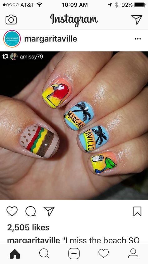 Jimmy Buffett Nails, Jimmy Buffet Nail Ideas, Jimmy Buffet, Jimmy Buffett, Nail Ideas, Health And Beauty, Nail Designs, Nail Art, Nails