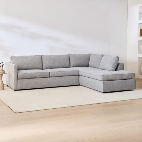 Harris 3-Piece L-Shaped Sectional (100"–114") | West Elm Reclining Sectional With Chaise, Queen Size Sheets, Oversized Furniture, Storage Chaise, Garage Apartment, Sleeper Sectional, Mattress Dimensions, Sofa Bench, Room Planning