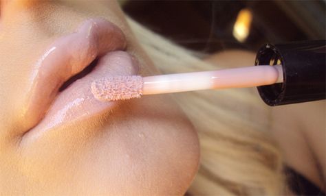 Nude! Pale Pink Lips, Light Pink Lips, Light Pink Lip Gloss, Nude Lip Gloss, Nude Lips, Pink Lip Gloss, Nude Lip, Kiss Makeup, Love Makeup