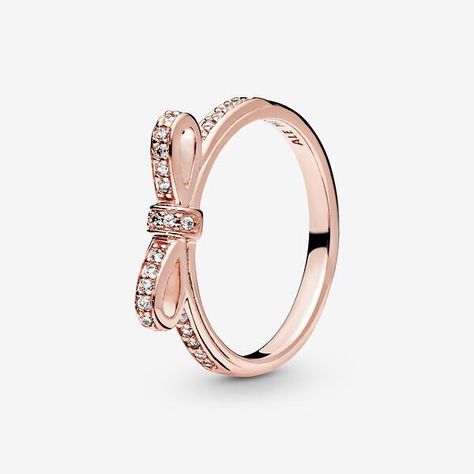 Men Style 2020 Promise Rings Pandora, Pandora Rose Gold, Pandora Rose, Dainty Band, Bow Ring, Pandora Rings, Pandora Style, Pandora Bracelets, Ring Fit