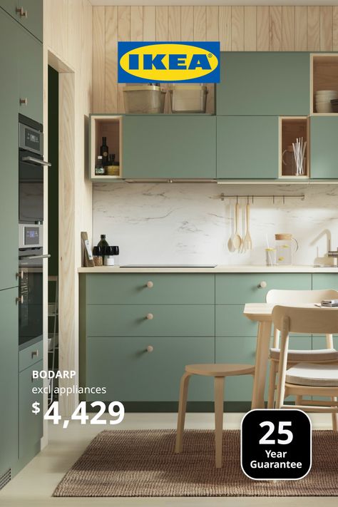 Let’s get started on your dream kitchen project. IKEA expert planners can help you customise your kitchen to your life, style and space. Pay it off over 50 months interest free.* For approved applicants only, fees and T&Cs apply. Ikea Uk Kitchen, Ikea Grey Green Kitchen, Ikea Kitchen Ideas, Ikea Kitchen Kallarp, Kallarp Ikea Kitchen Grey Blue, Ikea Kitchen Inspiration, Kallarp Ikea Kitchen Red, Ikea Kitchen Planner, Ikea Kitchens