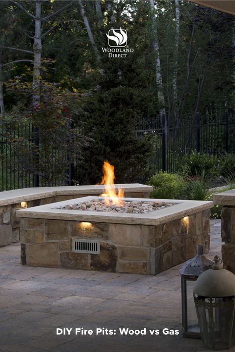 Deck Ideas New Zealand, Diy Outdoor Fire Pit, Fire Pit Area Ideas, Outdoor Fire Pit Area, Gas Fire Pits, Outdoor Fireplace Kits, Fire Pits Outdoor, Fire Pit Art, Rustic Fire Pits