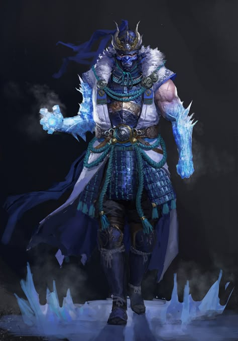 ArtStation - Sub-zero- Grandmaster of the Lin Kuei, Toasty low Lin Kuei, Samurai Artwork, Ninja Art, Karakter Disney, Samurai Art, Fantasy Armor, Armors, Armor Concept, Fantasy Warrior