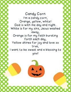 The Candy Corn Gospel! Share this with your friends and family today! #LetYourLightShine Poem Template, Christian Halloween, Childrens Sermons, Children's Church Crafts, Sunday School Kids, Preschool Bible, Sunday School Activities, Fall Preschool, Church Activities