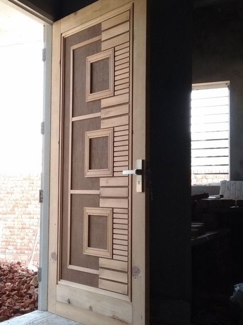 Main Singal Door Design Wood, Ply Doors Design, Ply Wood Door Design, Ply Door Design Modern, Ply Door Design, Wooden Single Door Design, Wood Door Design, Plywood Doors, Single Main Door Designs