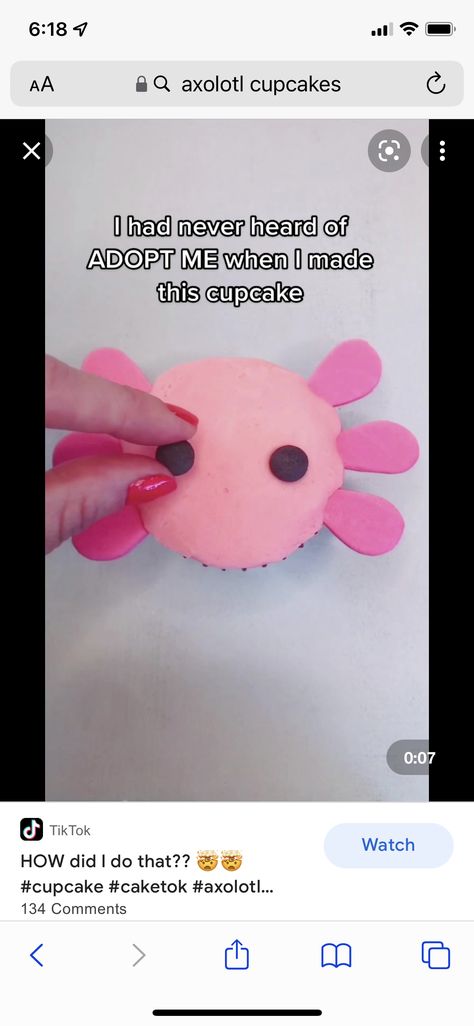 Axolotl Cupcake Cake, Axolotl Cake Pops, Axolotl Birthday Party Cake, Axolotl Cupcake Ideas, Axolotl Party Decorations, Axolotl Cakes, Axolotl Cupcakes, Axolotl Birthday Party Ideas, Axolotl Party Ideas