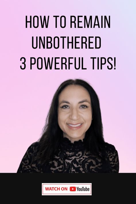 How To Remain Unbothered | 3 Powerful Tips | Is something bothering you? Feeling triggered? Or perhaps you just feel like the world is against you! Learning how to DEAL with unwanted events and keep your power is a superpower & today I have 3 tips to help you get started! | thealignedlife.co | Follow me everywhere @thealignedlife | mindset, self-coaching, personal growth & development | #mindset How To Remain Unbothered, How To Be Unbothered, Work Advice, Good Attitude Quotes, Something Bad, Self Concept, Law Of Attraction Tips, Good Attitude, Feeling Sick