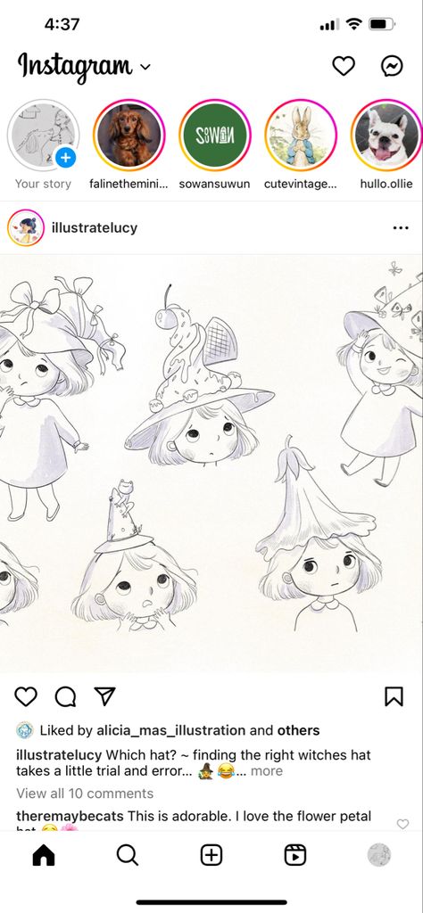 Flower Hat Illustration, Hat Illustration, Flower Hat, Flower Hats, Witch Hat, Flower Petals, Witch, Doodles, Take That