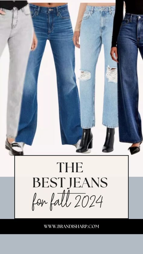 Best Women's Jeans for fall 2024 Women’s Fall Jeans Outfit, Fall Jeans Outfit, Jeans For Winter, Jeans For Fall, Jeans Outfit Fall, Fall Trends Outfits, Woman Jeans, Trendy Jeans, Fall Jeans