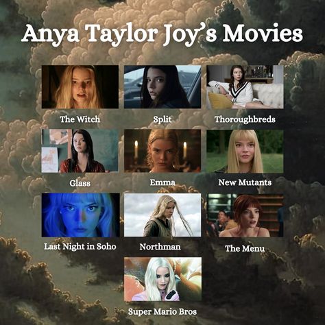 All of Anya Taylor Joy's movies between 2015 and 2023 Anya Taylor Joy Movies, Joy Movie, Kfc Secret Recipe, Anya Joy, Jokes Pics, Anya Taylor Joy, Good Movies To Watch, Secret Recipe, Tiffany And Co