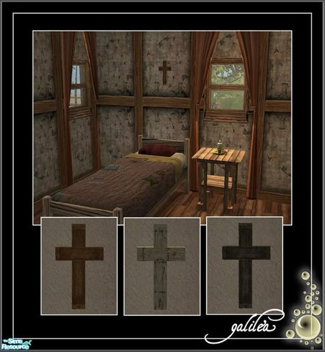 The Sims Resource - A Poor Man\'s Cross Set Sims 4 Rundown Cc, Poor Sims 4 Cc, Sims 4 Cross Cc, Sims 4 Poor Cc, Sims 4 Church Cc, Abandoned Sims 4 Cc, Sims Apocalypse, Sims 4 Cc Apocalypse Furniture, Sims 4 Cemetery Cc