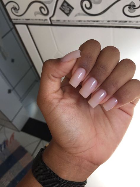 Swag Nails Short, Nails Baddie, Acrylic Nails Nude, Nail Glam, Nails Classy, Milky Nails, Ombre Nail, Edgy Nails, Work Nails