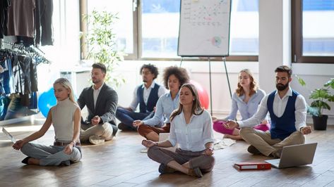 The pandemic and other stressors have made employee well-being a top priority. Here are ten ways to improve your mental health at work. Mental Health At Work, Corporate Yoga, Career Quiz, Yoga Program, Corporate Wellness, Employee Wellness, Myofascial Release, Psychological Well Being, Practice Yoga