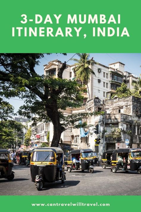 Mumbai can be rather overwhelming, especially if it's your first stop in India. Here's a great 3-day itinerary to get you started #Mumbai #India #CanTravelWillTravel #Asia #VisitMumbai #VisitIndia India Vacation, India Tourism, Travel Caribbean, India Travel Places, Asian Travel, India Travel Guide, Fellow Travelers, Visit China, Travel India