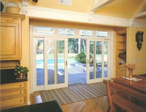 Sliding Glass Door Replacement, Pocket French Doors, Kitchen Patio Doors, Double Patio Doors, Sliding Glass Doors Patio, Living Pool, Glass Doors Patio, Inside House, Double Sliding Doors