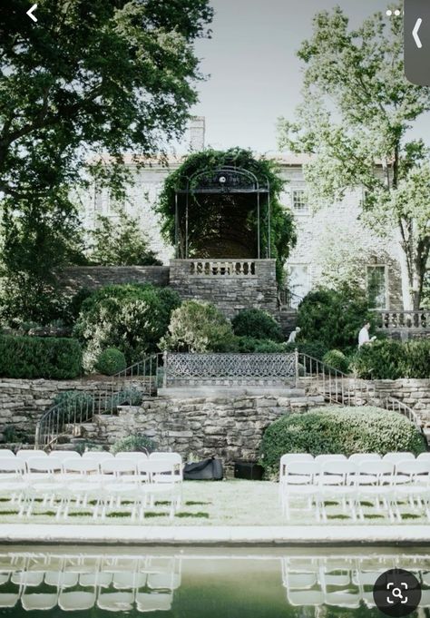 cheekwood Wedding Venues Nashville Tn, Cheekwood Wedding, Tortilla Chip, Estate Gardens, Tennessee Wedding Venues, Blue Wedding Dress, Nashville Wedding Venues, Silvery Blue, Estate Garden