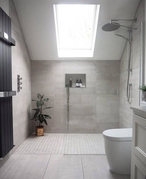 15 Walk In Shower Ideas – Perfect for UK homes | Fifi McGee Walk In Shower Ideas, Ensuite Shower Room, Wet Room Shower, En Suite Shower Room, Loft Bathroom, Sleek Bathroom, Bathroom Inspiration Modern, Cottage Bathroom, Bathroom Redesign