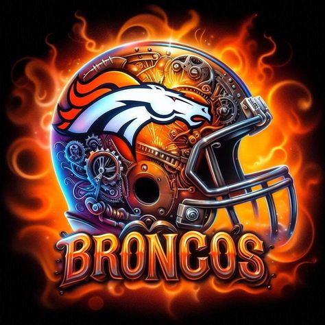 Denver Broncos Art, Denver Broncos Wallpaper, Broncos Wallpaper, Watch Backgrounds, Denver Broncos Baby, Denver Broncos Logo, Nfl Football Art, Broncos Logo, Sports Wreaths