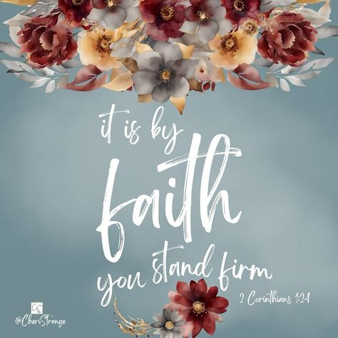 Lest we get this all wrong and attempt all that comes our way in our own strength and will power… That’s not how Christianity works. Rather it’s our natural way of thinking turned upside down — We find His strength in our weakness His fortitude in our exhaustion His perseverance in our impatience His reliability in our puny attempts to trust. It is by faith in a God like this you and I will stand firm. That is really good news. #godisfaithful #heisgood #byfaith #standfirm #stirringf... Strength Scripture Quotes, Scriptures About Strength, Uplifting Scripture, Stand Firm, Christian Verses, Will Power, Bible Quotes Images, Bible Study Verses, A God