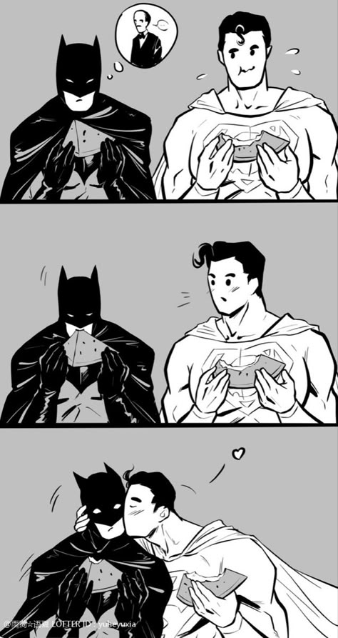 Superbat Fanart Batman And Superman, Superman X Batman Comic, Batman X Superman Kiss, Superman X Batman Hot, Superbat Fanart, Batman X Superman, Testament Of Sister New Devil, Batman Love, Superman X Batman