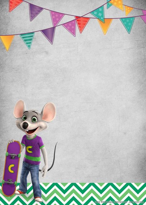 Download Now (FREE PRINTABLE) – Chuck E Cheese Birthday Invitation Template #free #freeinvitation2019 #birthday #disney #invitations #invitationtemplates Chucky Cheese Birthday Party, Chucky Cheese, 3 Birthday Party, Chuck E Cheese Birthday, Bowling Birthday Invitations, Minnie Mouse Birthday Invitations, Boss Birthday, Free Printable Birthday Invitations, Free Printable Invitations