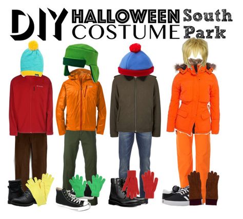 South Park Group Costume, Halloween Costumes South Park, Squad Costume Ideas, Kenny South Park Costume, Eric Cartman Costume, Cartman Halloween Costume, Southpark Costume, Kenny Costume, Halloween South Park