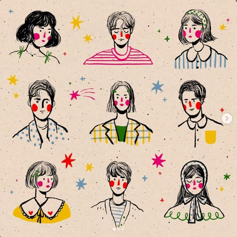 doodles, faces, sketches Type Of People, Doodle People, Illustration Art Drawing, Doodle Illustration, Arte Inspo, Profile Pic, Sketchbook Art Inspiration, Face Shape, Doodle Drawings