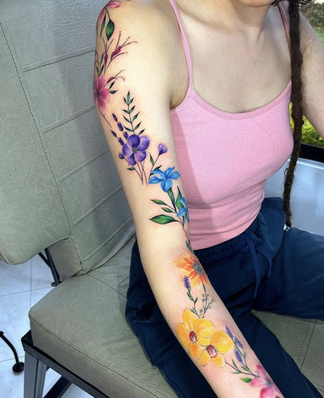 Porcelain Tattoo, Watercolor Flower Tattoo, Brain Tattoo, Pink Rose Tattoos, Floral Tattoo Shoulder, Flower Tattoo Ideas, Flower Tattoo Drawings, Tattoos For Women Flowers, Flower Tattoo Shoulder