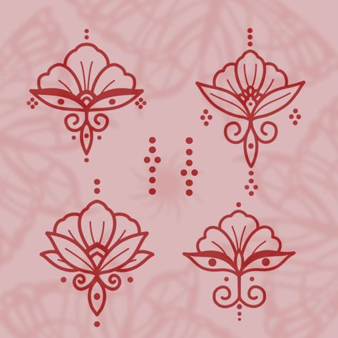 Ornaments Tattoo Design, Ornamental Palm Tattoo, Hand Poke Tattoo Designs, Ornamental Tattoo Flash, Ornamental Tattoo Design Mandalas, Bold Ornamental Tattoo, Simple Ornamental Tattoo, Small Ornamental Tattoo Design, Mini Ornamental Tattoo