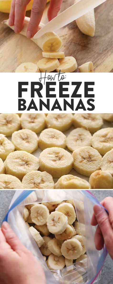 Freeze Fruit For Smoothies, Best Way To Freeze Bananas, Freezing Bananas For Smoothies, How Do You Freeze Bananas, How To Freeze Bananas For Smoothies, Freeze Dried Bananas, How To Freeze Bananas, Freezing Bananas, Freezing Food Guide