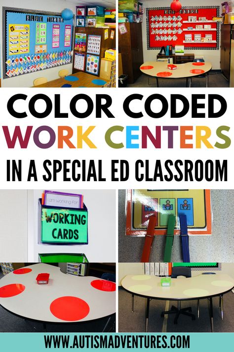 Unlock the secrets to successful work centers in a special education classroom with our latest blog post! From visual supports to streamlined rotations, discover how to create an efficient and engaging learning environment for every student. Special Education Visual Supports, Sped Classroom Decor, Preschool Special Education Classroom, Special Education Preschool Classroom, Special Education Resource Teacher, Special Needs Classroom, Teaching Classroom Rules, Special Education Centers, Special Education Classroom Setup