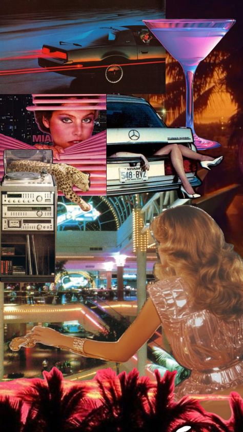 80s aesthetic collage Miami 80s Aesthetic Outfits, 80s Icons Aesthetic, 80s Film Aesthetic, 80s Aesthetic Party, 80s Music Aesthetic, 80s Neon Aesthetic, 80s Miami Aesthetic, 80s Collage, Miami Vice Party