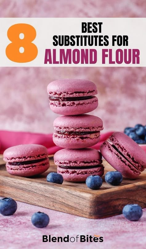 Macaroon Recipe Without Almond Flour, Nut Free Macaron Recipe, Low Gluten Diet, Almond Flour Substitute, Easy Macaroons Recipe, How To Make Macaroons, French Macaroon Recipes, Cassava Cake, Almond Benefits