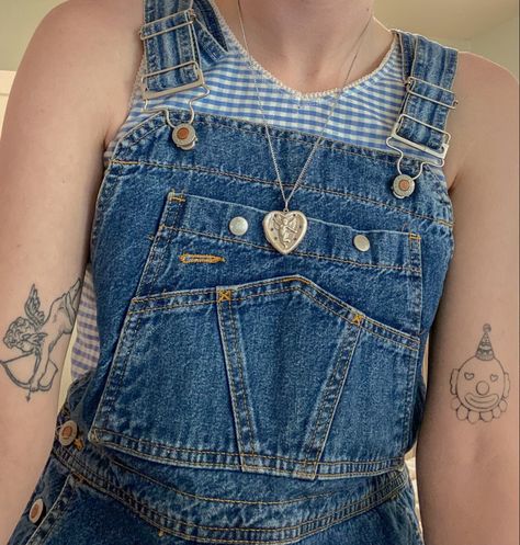 Toddlers In Overalls, Tattoo Cherub, 2024 Aspirations, Overalls Outfit Aesthetic, Overalls Aesthetic, Gingham Overalls, March Sisters, Mom Fits, Books 2024