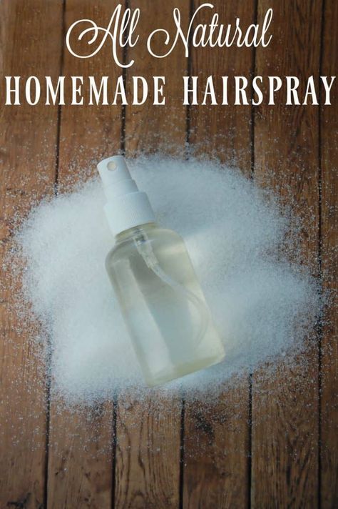 All Natural Homemade Hairspray - Just 3 ingredients that you likely already have in your house and you can make your own hairspray! No more toxic ingredients! #hairspray #naturalhaircare #haircare #nontoxic #homemade #easy Homemade Hairspray, Homemade Hair Spray, Coffee Facial, Homemade Hair, Diy Shampoo, Homemade Lotion, Home Remedies For Hair, Luscious Hair, Baking Soda Shampoo