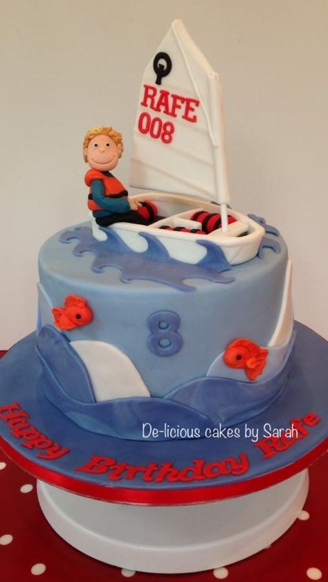 Sailing Cake, 10th Birthday Ideas, Boat Cake, Making A Cake, Boat Theme, Nautical Cake, Nautical Birthday, Torte Cake, Kids Cakes