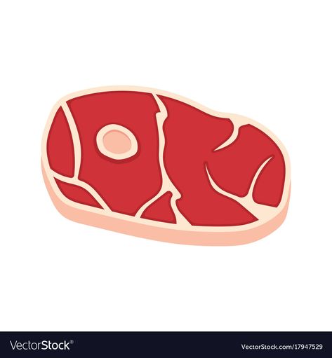 Raw Meat Drawing, Beef Drawing, Meat Illustrations, Steak Illustration, Meat Clipart, Meat Cartoon, Meat Illustration, Raw Steak, Meat Drawing