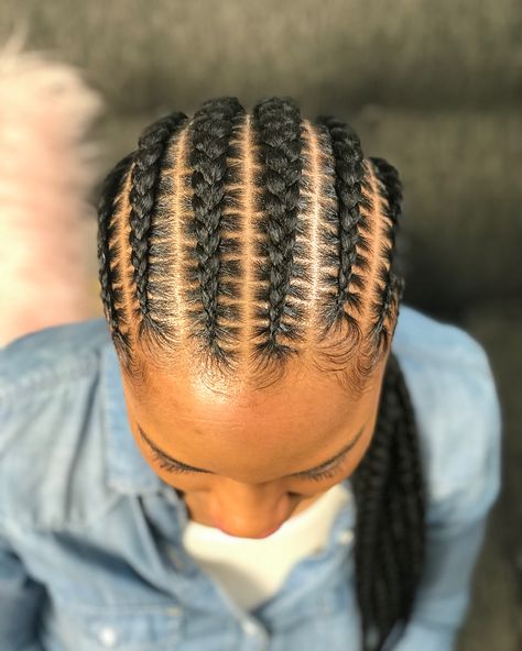 Cornrow Hairstyles For Black Kids, Braids Korean, African Braids Hairstyles Pictures, Feedin Braids, Braided Hair Styles, Ghana Braids Hairstyles, Hairstyles For Black Kids, Two Braid Hairstyles, Amazing Hairstyles