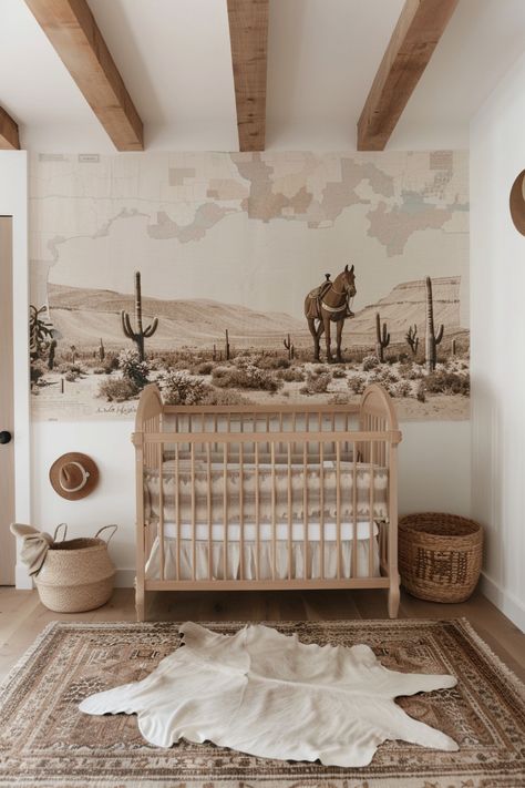 Getting Wild West Style in Your Bedroom – Everyday Inspo Mediterranean Nursery, Italian Modern Interior Design, Spanish Nursery, Mexican Farmhouse Decor, Cozy Scandinavian Bedroom, Bedrooms Boho, Boho Living Rooms, Boho Home Decor Ideas, White Brick Fireplace