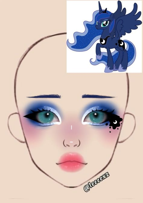 Video Game Inspired Makeup, Cartoon Characters Makeup, Sanrio Inspired Makeup, Rarity Makeup, Fluttershy Makeup, Rainbow Dash Makeup, Monster High Inspired Makeup, Character Inspired Makeup, Mlp Makeup