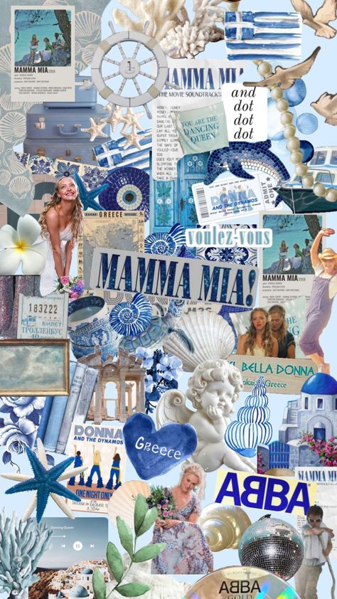 #wallpaper #mammamia Summer Prints Wallpaper, Greece Wallpaper, Iphone Wallpaper Preppy, 17th Birthday Ideas, Romantic Wallpaper, Cute Summer Wallpapers, Wallpaper Iphone Summer, Romantic Comedy Movies, Summer Backgrounds