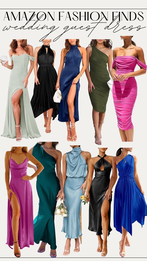 Cocktail Dress Classy Wedding Guest, Fall Midi Wedding Guest Dress, Amazon Party Dresses, Halter Wedding Guest Dress, Cocktail Dress Amazon, Amazon Cocktail Dresses, Cocktail Wedding Dress Guest, Coctail Dresses 2024, Cocktail Wedding Outfit