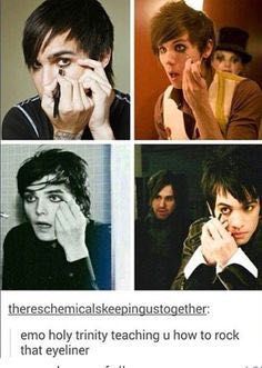 Emo Band Memes, Mcr Memes, A Night At The Opera, Emo Memes, Makeup Tutorial Eyeliner, Andy Black, Palaye Royale, Emo Music, Emo Kid