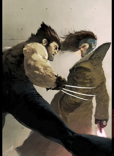 Wolverine_and_Gambit_by_scabrouspencil Gambit X Men, Gambit Marvel, Rogue Gambit, Nostalgic Art, Wolverine Marvel, Uncanny X-men, Marvel Series, Marvel Vs, Comic Book Characters