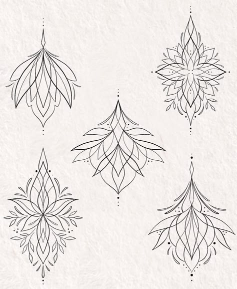 Ornamental Sternum Tattoo Design, Fine Line Mandala Tattoo, Line Work Tattoo Ideas, Sternum Mandala Tattoo, Sternum Mandala Tattoo Design, Lotus Ornamental Tattoo Design, Sternum Ornamental Tattoo, Ornamental Tattoo Design Mandalas, Floral Ornamental Tattoo